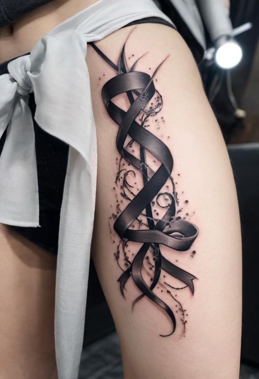 Ribbon Tattoo, On 56