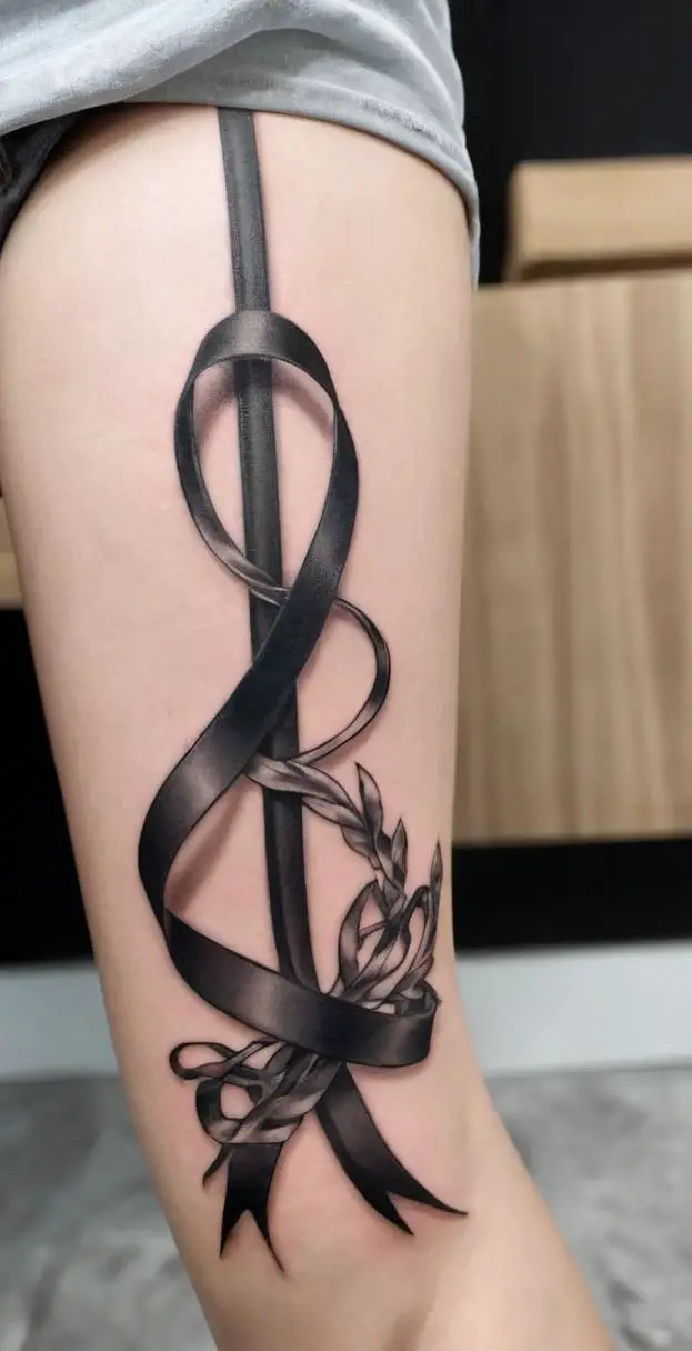 Ribbon Tattoo, On 6