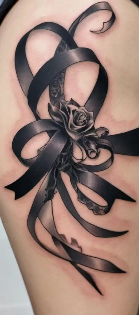 Ribbon Tattoo, On 7