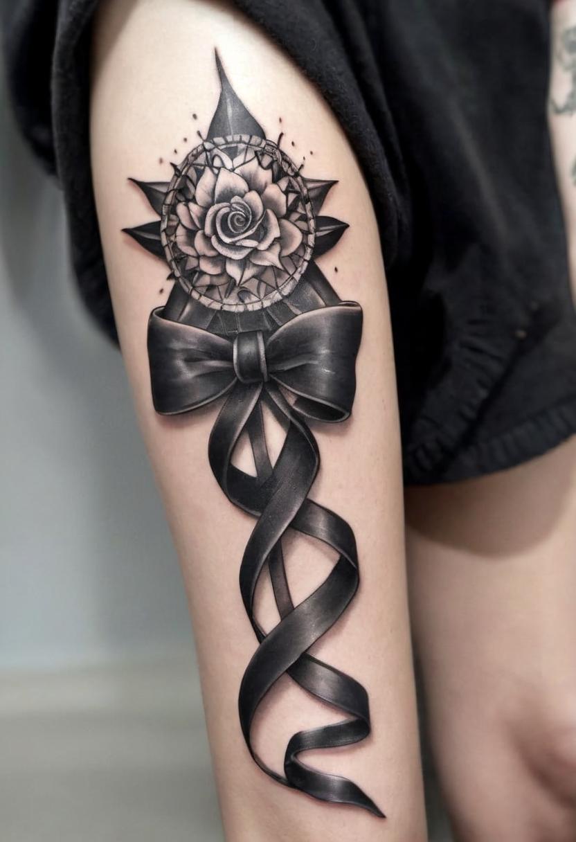 Ribbon Tattoo, On 72