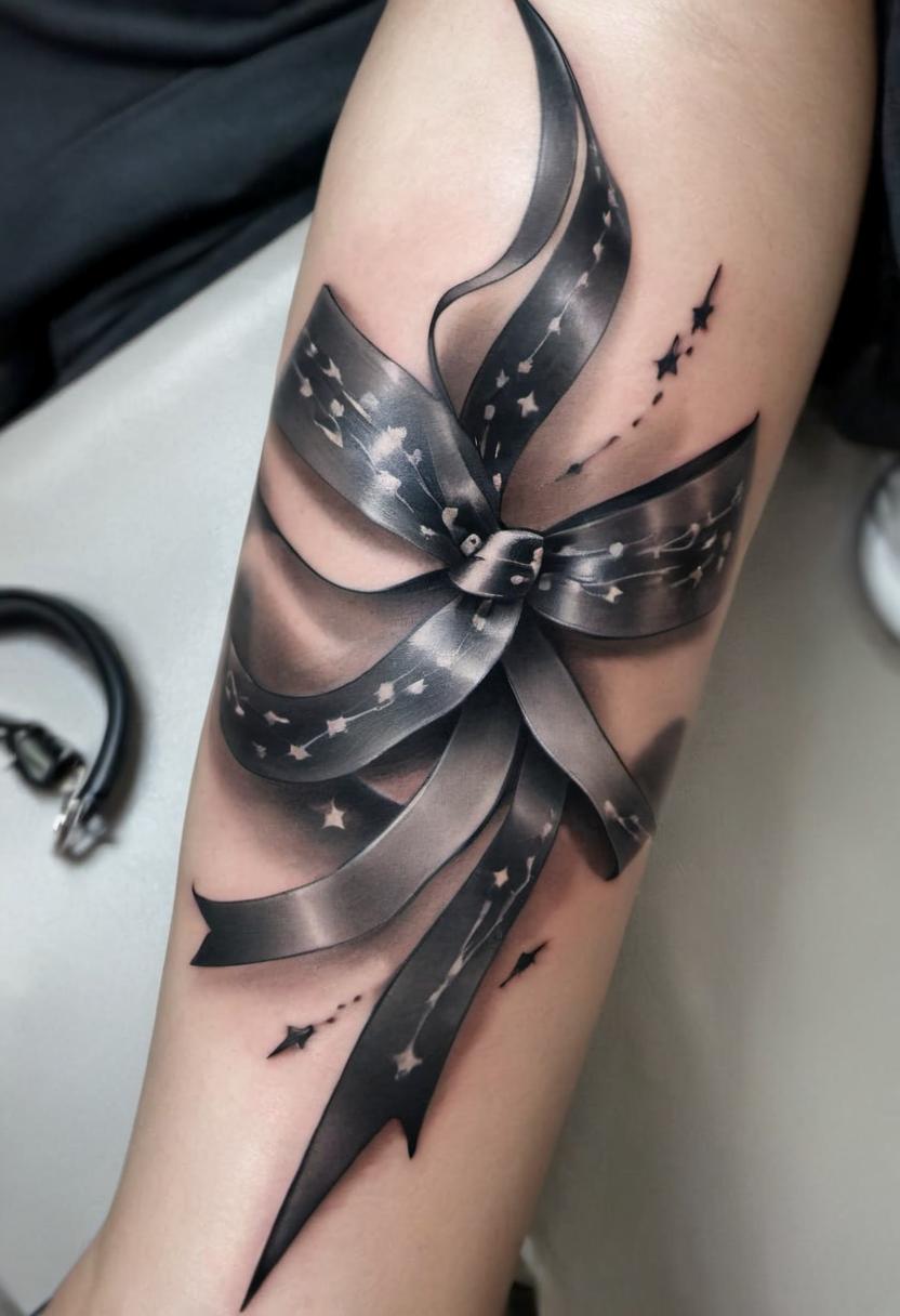 Ribbon Tattoo, On 91