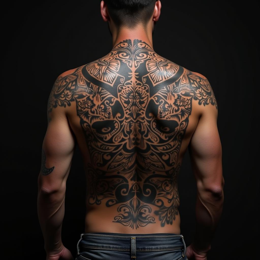 Samoan Tattoo On Back 4