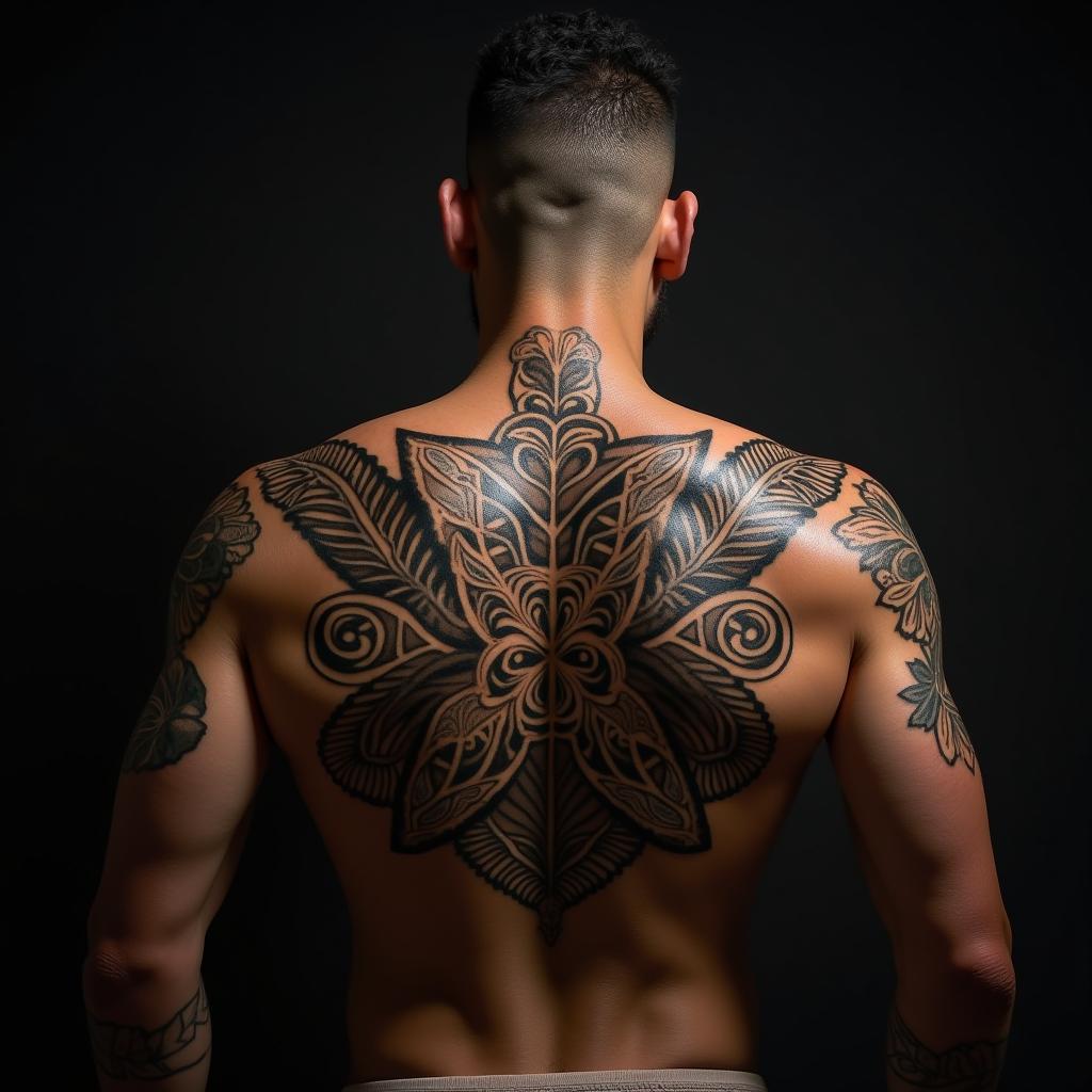 Samoan Tattoo On Back 8