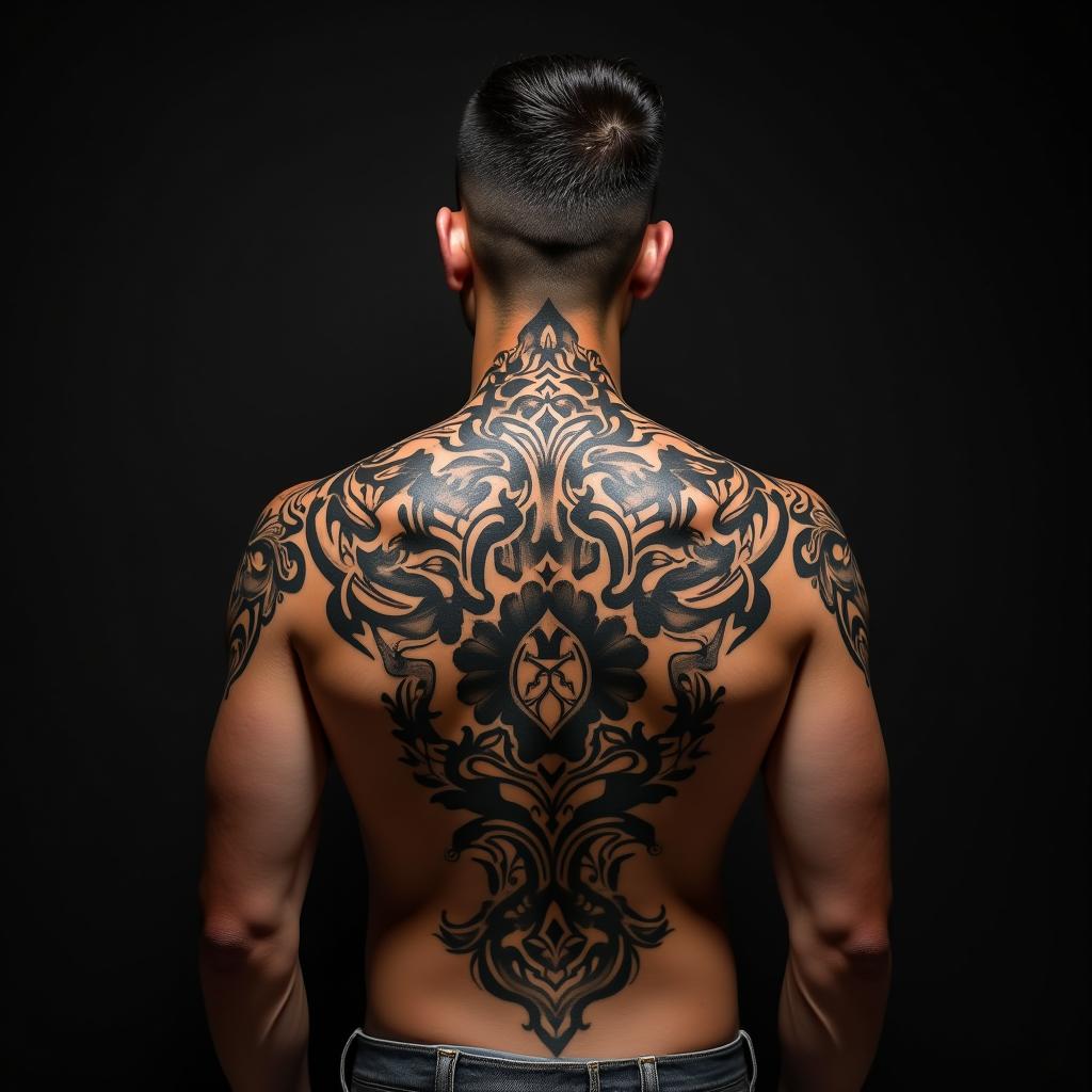 Samoan Tattoo On Back 9