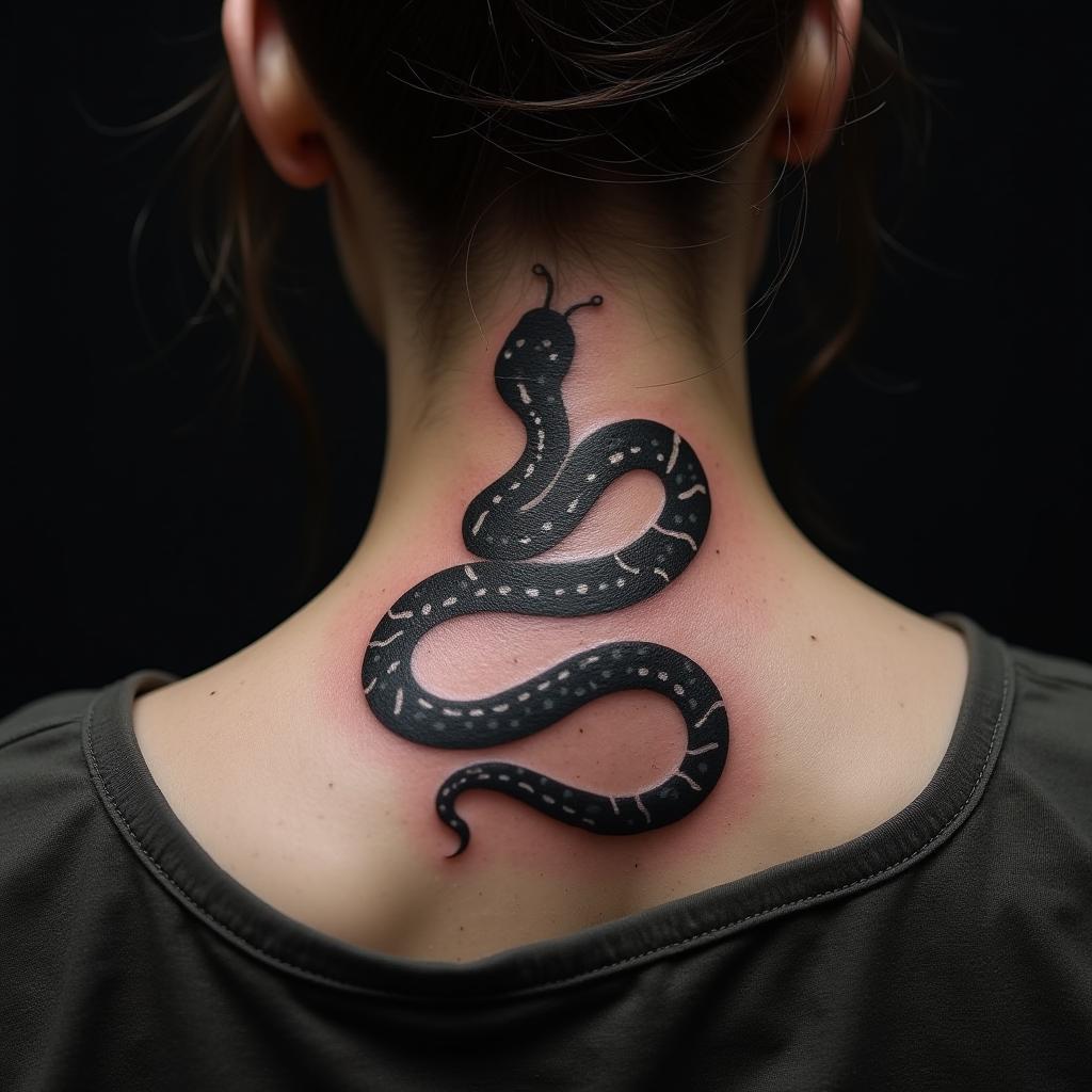 Snake Tattoo On Back 2